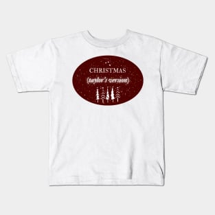 Christmas (taylor's version) Swiftie Kids T-Shirt